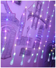 Светодиодная гирлянда штора 3x2м 600 LED 8 режимов IP44 для украшения интерьера Роса с кристаллом SQ-26783 - изображение 1