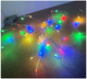 Светодиодная гирлянда 5м 50 LED статический режим IP44 для декорирования дома Мультиколор на батарейках SQ-26670 - изображение 8