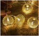Гирлянда светодиодная 5м 20LED 220В теплый белый для елки Золотая сфера IP44 SQ-27096 - изображение 3