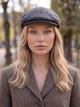 Женский кепи, кепка хулиганка Hector Cashmere кашемировая серая - изображение 2