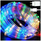 Гирлянда светодиодная 100 LED 10м 2 Вт USB 220V 8 режимов IP65 для улицы силиконовая трубка модель Роса SQ-26303 - изображение 2