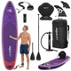 Надувна SUP дошка Aquaget 350 см з веслом AQ0043 Violet/Red - зображення 3