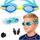 Очки для плавания Aquaget детские AQ0014 Sky Blue - изображение 2