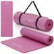 Килимок спортивний Actiget NBR 183 x 61 x 1 cм для йоги та фітнесу ACT0018 Pink - зображення 4