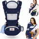 Ерго-рюкзак для немовлят Quimets Baby Carrier Backpack, 6 в 1, 3-20 кг, синій - зображення 1