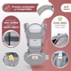 Ерго-рюкзак для немовлят Quimets Baby Carrier Backpack, 6 в 1, 3-20 кг, синій - зображення 2
