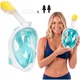 Полнолицевая маска для сноркелинга Aquaget Size L/XL AQ0002 Sky Blue/White - изображение 5