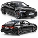 Машинка Audi RS7 игрушка моделька металлическая коллекционная 15 см Черный (8960554) - изображение 4