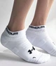 Носки Under Armour мужские спортивные короткие хлопковые тонкие, белые, 3 пары, размер 40-44 - изображение 3