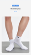 Носки Li-Ning унисекс короткие хлопковые антибактериальные, белые, 6 пар, универсальный размер - изображение 11