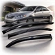 Дефлектори вікон для Toyota Camry (XV40) 2006-2011 Скотч 3M Voron Glass - зображення 1