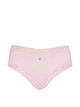 Женские трусики Victoria's Secret (22612955691) Cotton Lace-Waist Cheeky XS розовые - изображение 4