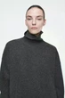 Сукня жіноча COS asymmetric merino wool dress 1251463002 L Сірий - зображення 3