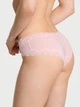 Женские трусики Victoria's Secret (22612955692) Cotton Lace-Waist Cheeky S розовые - изображение 2