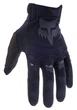 Перчатки мотокроссовые Fox Dirtpaw Dark Black XL (11) защита косточек TPR прочные ткани - изображение 1