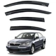 Дефлектори вікон вітровики Skoda Octavia A5 Liftback 2004-2013 Скотч 3M Voron Glass - зображення 4