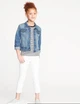 Джинсова куртка Old Navy для дівчинки блакитна 14 років - изображение 2
