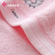 Детское полотенце Grace, антибактериальное полотенце для лица из чистого хлопка класса А для домашнего использования, мультяшное милое детское впитывающее полотенце небольшого размера, упаковка из 3 штук. - изображение 9