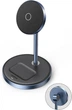 Беспроводная зарядная подставка UGREEN MagFlow 2-в-1, совместимая с MagSafe - изображение 1