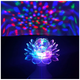 Светодиодный ночник проектор 220В 120мм RGB для внутреннего использования Кубок Лотос SQ-27281 - изображение 1