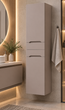 Пенал для ванної Venta 40 см кашемір, підвісний, 190×40×30 см, з доводчиками - зображення 1