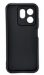 Чехол Shock Case Print для телефона Infinix Smart 9 (X6532) бампер силиконовый черный с принтом Цветы - изображение 2