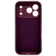 Чохол Fiji Silicone Case Full Camera для Apple iPhone 17 Pro Max бампер накладка із захистом камери Plum - зображення 2