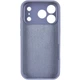 Чохол Fiji Silicone Case Full Camera для Apple iPhone 17 Pro бампер накладка із захистом камери Lavender Grey - зображення 2
