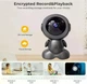 Настольная поворотная WiFi IP-камера Q1 с ночным видением и микрофоном - изображение 6