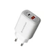 Зарядний пристрій ArmorStandart AR-T202WEU PD 20W GaN 3A 1USB 1Type-C White (ARM89531) - зображення 1