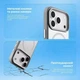 Чохол матова поверхня посилена рамка навколо камери Proove Sapphire Case with Magnetic Ring MagSafe iPhone 18 Pro cherry red - зображення 7