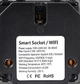 Подвійна розетка з WiFi 1DAL | Чорний Скло (G157D-STX2.WF.BL) - зображення 6
