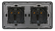 Подвійна розетка з WiFi 1DAL | Чорний Скло (G157D-STX2.WF.BL) - зображення 7