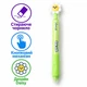 Стираюча ручка-клікер Mr. Wonderful Bo-Bo Click Daisy Hello sun! із квіткою зелена (SKU-499) - изображение 2