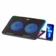 Підставка для ноутбука 2E GAMING CPG-001 V2, до 15.6", 2xUSB-A, phone holder, RGB, чорний - зображення 2