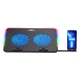 Підставка для ноутбука 2E GAMING CPG-001 V2, до 15.6", 2xUSB-A, phone holder, RGB, чорний - зображення 4