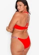 Жіночий купальник SHINE-TRIM пуш-ап Shine-Trim Brazalian Very Sexy Червоний 32B + XS - изображение 5