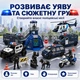 Детский игровой набор "Полицейский спецназ" интерактивный с техникой для мальчика (999B-61C) - изображение 5