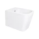Биде напольное Qtap Tern QT1744003CW, керамика, белое глянцевое, 550x360x410 - изображение 1