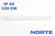 Лінійний світильник 100W NORTE 120 см 6500К ІР20 1-NLP-1348-01 - зображення 4