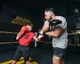 Лапы боксерские TITLE Boxing Valiant Punch Mitts для работы с тренером черно-серебристые - изображение 4