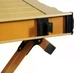 Складной туристический стол Asson 120×60×45 см, коричневый - изображение 6