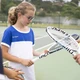 Тенісна ракетка Tecnifibre Tempo 19 алюмінієва для дітей з чохлом біла - зображення 5