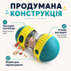 Інтерактивна іграшка, дозатор корму ласощів, для собак котів,цуценя регульована годівниця-головоломка, повільне годування. - зображення 8