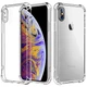 Чехол для Apple iPhone X / Xs прозрачный с бронь углами с защитой камеры (противоударный TPU) - изображение 1