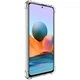 Чехол для Xiaomi Redmi Note 10 Pro прозрачный с бронь углами с защитой камеры (противоударный TPU) - изображение 2