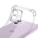 Чехол для Motorola G54 Power с бронь углами и бортами выше экрана прозрачный с защитой камеры - изображение 2
