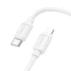 Кабель Hoco X115 Surpass Type-C — Lightning 27W 1 м білий - зображення 2
