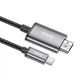 Перехідник Hoco UA27 HD Type-C — HDMI 2 м 4K 30Hz алюміній, сірий - зображення 3