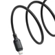 Кабель Baseus Silky Series USB — Lightning 2.4A 2 м для заряджання й передачі даних чорний - зображення 2